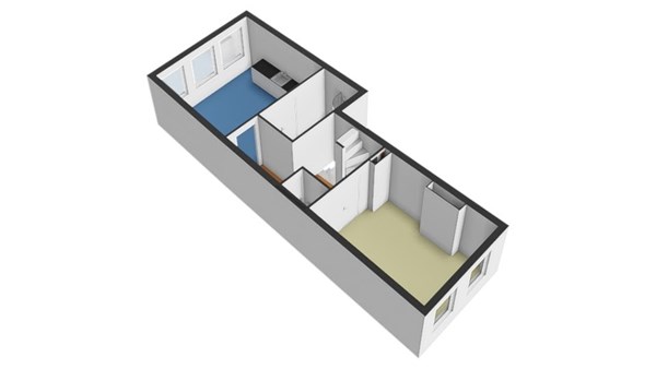 Floorplan - Nieuwe Binnenweg 413A, 3023 EM Rotterdam